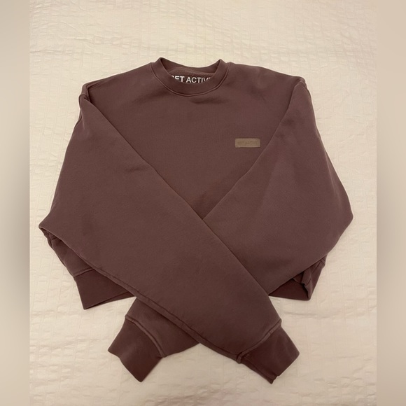 Set Active Cropped Crewneck - Picture 2 of 5